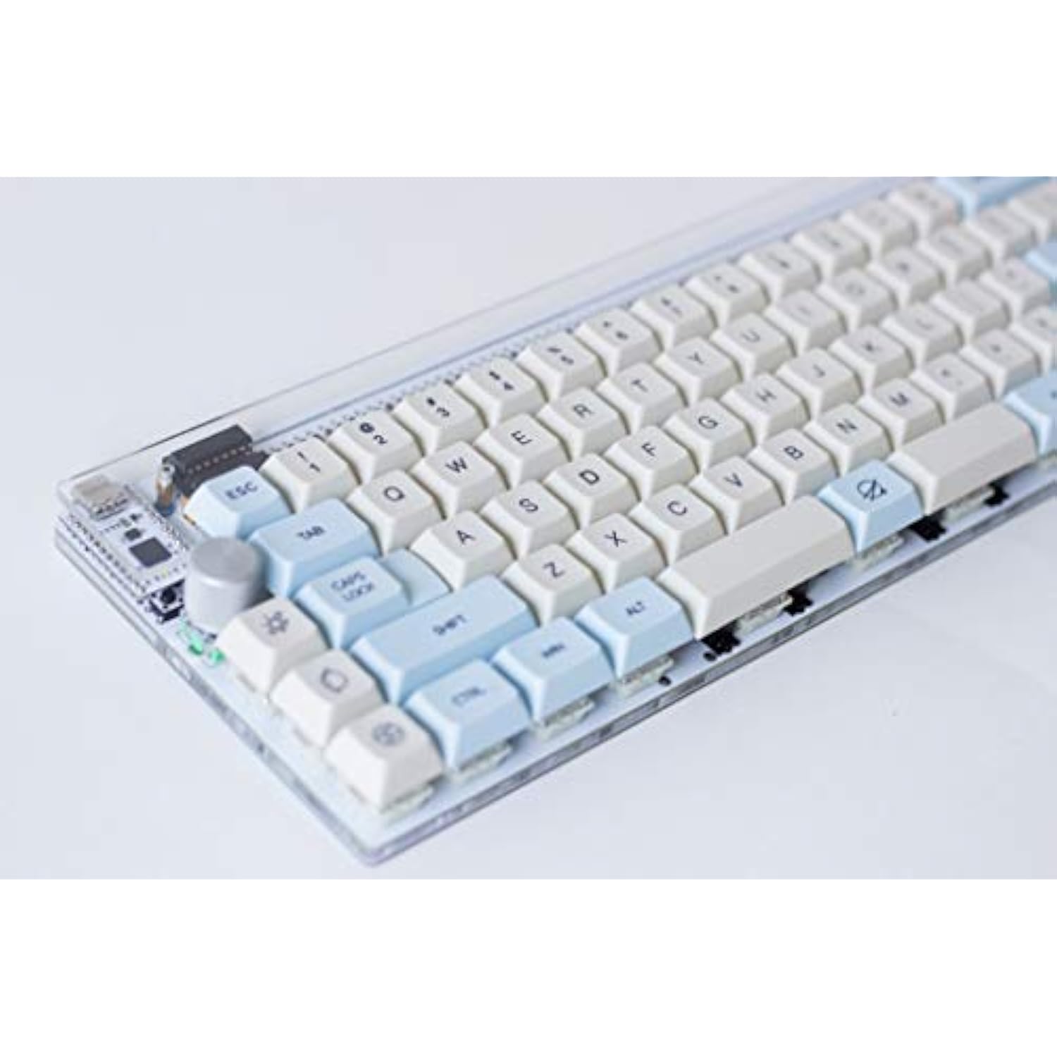 Nibble 65% 72 Key Programmable Qmk Mechanical Keyboard Kit (White)