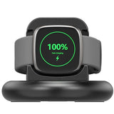 Charger For Fitbit Versa 4/3, Anti-Slip Charging Stand Dock With 4.4Ft Usb Cable Cord For Sense 2/Sense Smartwatch