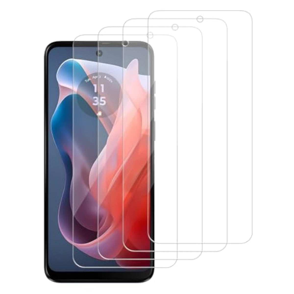 4-Pack Motorola Moto G Play 2024 Tempered Glass Screen Protector 9H