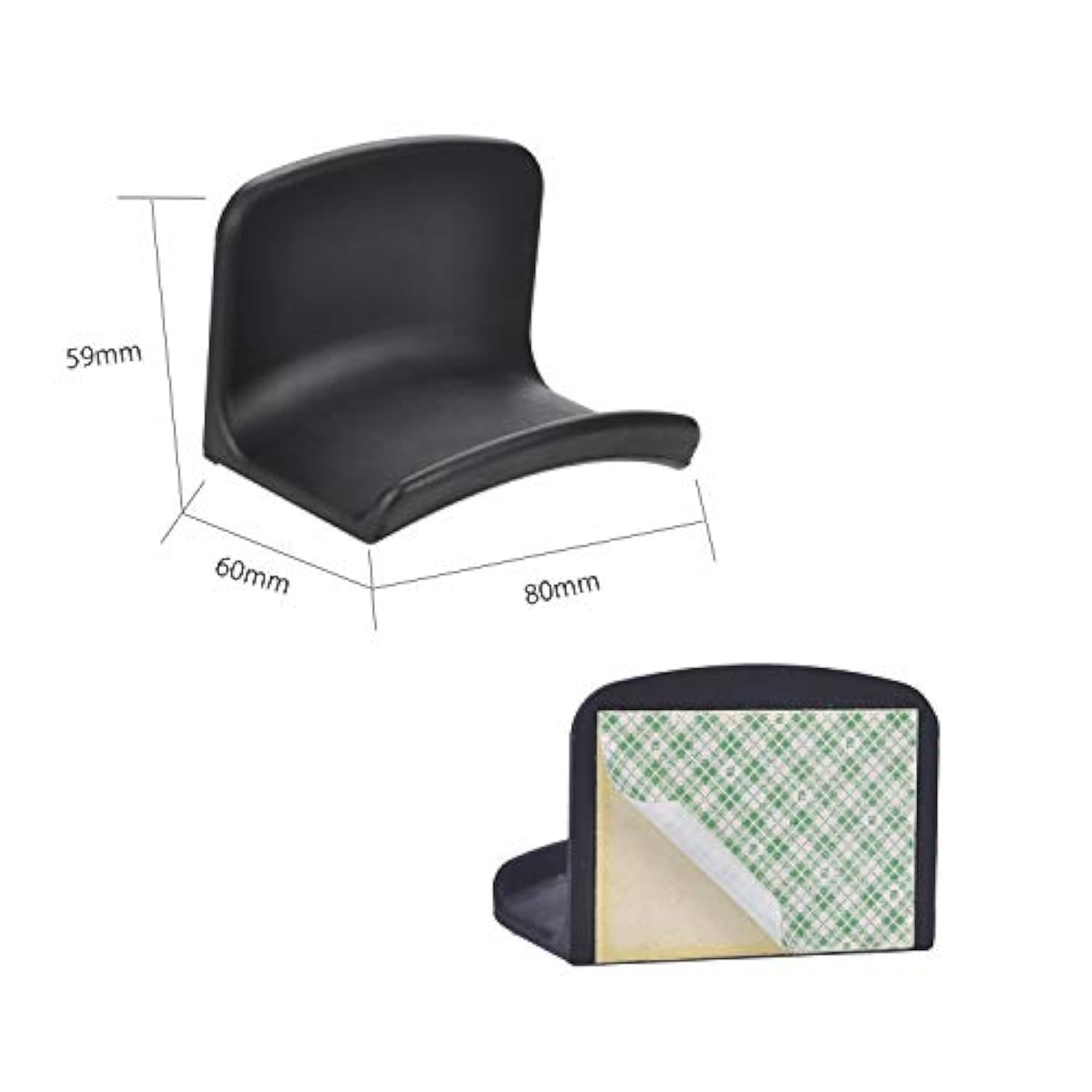 Neetto Headphone Hanger Holder Wall Mount, Headset Hook Under Desk, Stand for Sennheiser, Sony, Bose, Beats, AKG, Audio-Technica, Gaming Headphones, Earphones, Cables - HS907