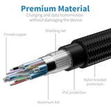 Usb C To Usb C Otg Cable 1 Ft-2 Pack, 90 Degree Remote Controller Data Cable, Angled Nylon Braided Cord For Dji Mavic, Mini, Air 2S, Mavic Air, Dji Rc Accessories To Phone15/16/Tablet