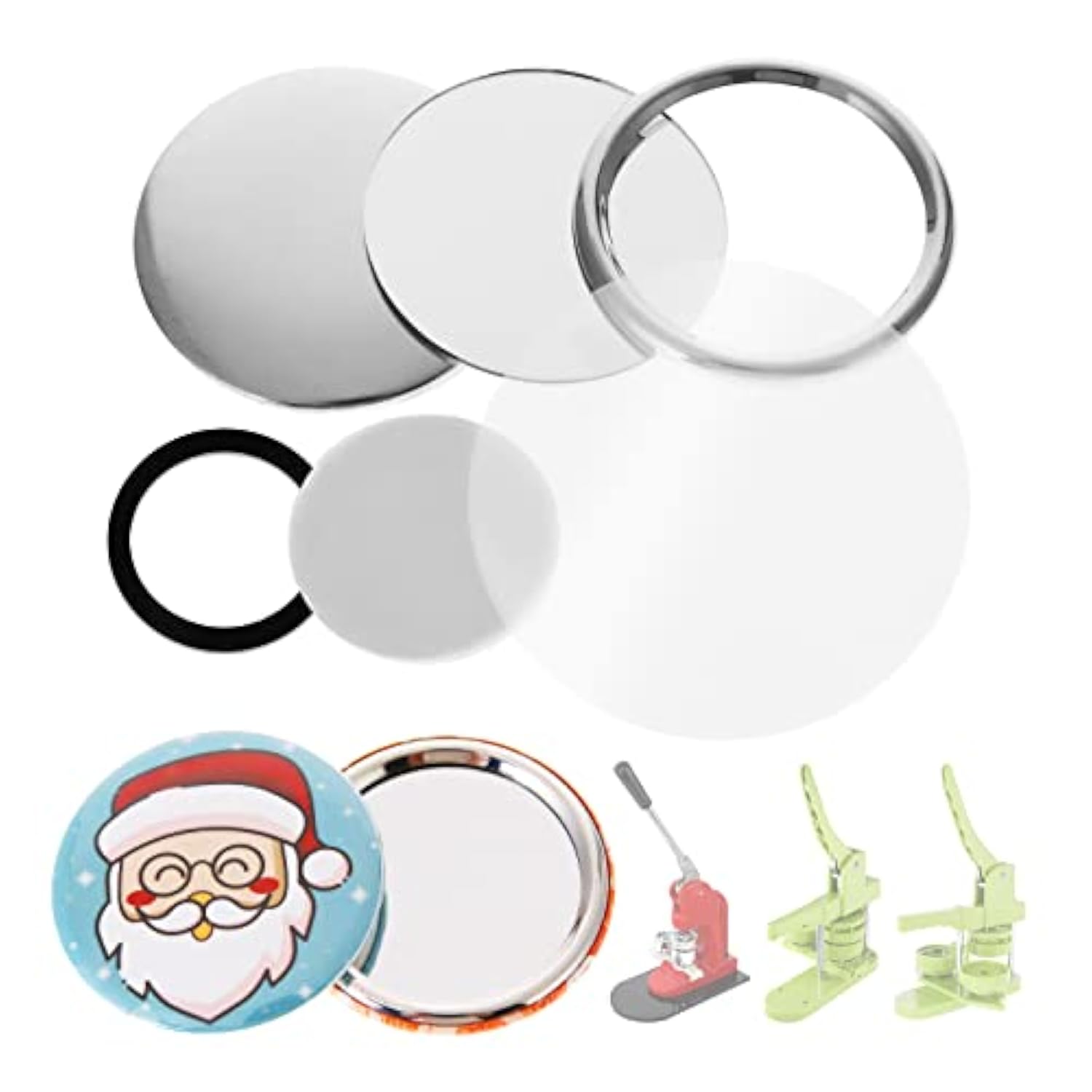 100 Sets Of Pocket Mirrors 58Mm / 2.28 In (Approx. 2-1/4 Inch) Round B