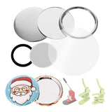 100 Sets Of Pocket Mirrors 58Mm / 2.28 In (Approx. 2-1/4 Inch) Round B