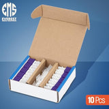 90° Angled Cat6/5E Keystone Jack In Purple - Slim Profile Rj45 Ethernet Connec