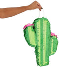 Cactus Pinata For Kids Birthday, Baby Shower, Cinco De Mayo, Mexican Fiesta Party Decorations (Small, 16.5 X 11.5 X 3 In)