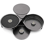 1 Pack 3 Tier Bar Glass Rimmer For Margarita And Cocktail, Bartender Tool,Salt Box Spice Container