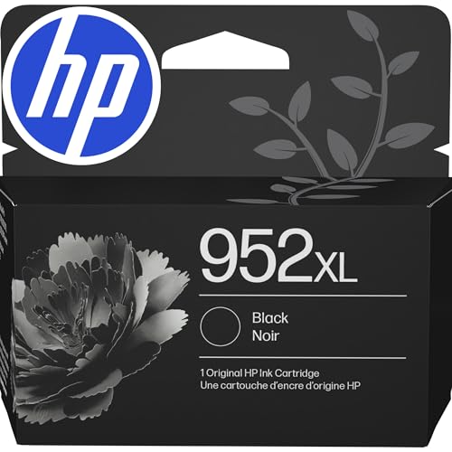 952Xl Black High-Yield Ink Cartridge Printers | Works Officejet 8702 Officejet Pro 7720, 7740, 8210, 8216, 8710, 8715, 8720, 8725, 8730, 8740 | Eligible For Instant Ink | F6U19An