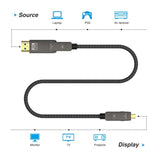 8K Fiber Optic Hdmi 2.1 Cable 33Ft, Detachable 8K Hdmi 2.1 Cable Support Earc,