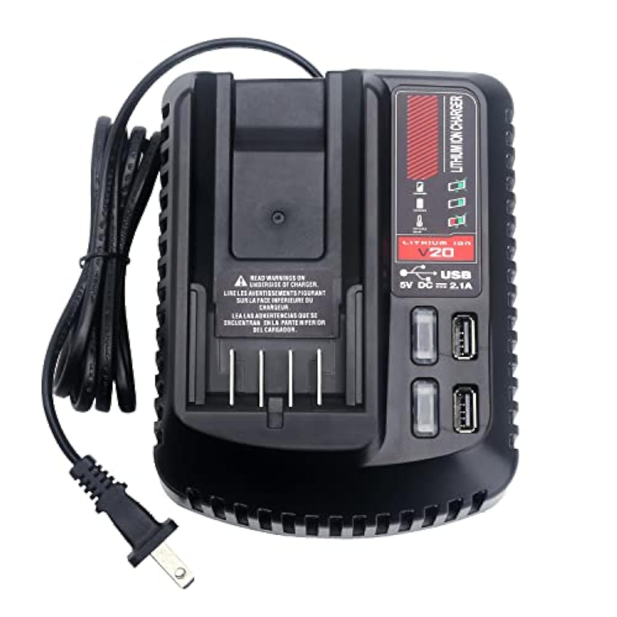 Replacement For 20V Craftsman V20 Lithium-Ion Battery Charger Cmcb100 Cmcb101 Cmcb124 Cmcb102 For Cmcb201 Cmcb202 Cmcb203 Cmcb204 Cmcb205 Cmcb209 Power Tool Batteries