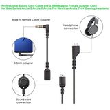 Replacement Arctis Headset Cord Audio Cable Compatible With Steelseries Arctis 7, Arctis 5, Arctis 3, Arctis Pro Wireless, Arctis Pro Gaming Headsets Cable, 3.5Mm Male To Female Cable Adapter Included