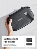 Electronics Organizer Travel Case Cable Organizer Bag Waterproof Portable Storage Pouch For Charger, Cables, Usb Flash Drive, Power Bank, Memory Card, Travel Accessories Black
