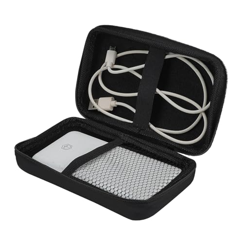 Power Bank Case, Hard Cover Cable Storage Bag, Travel Shockproof Carrying Portable Eva Case For Power Cable Earbuds Power Bank