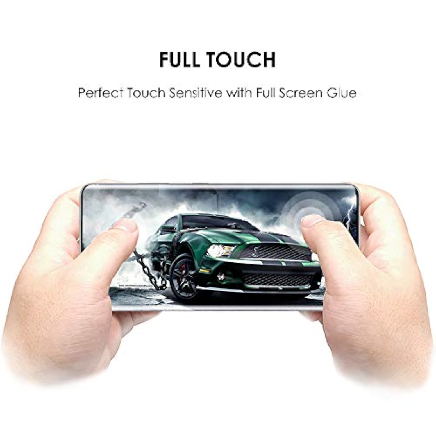 Screen Protector For Samsung Galaxy S20 Plus - 3 Pack, Tempered Glass Uv Set, Full Screen Adhesive, Sensitive And Smooth Touch, Fingerprint-Id Compatible