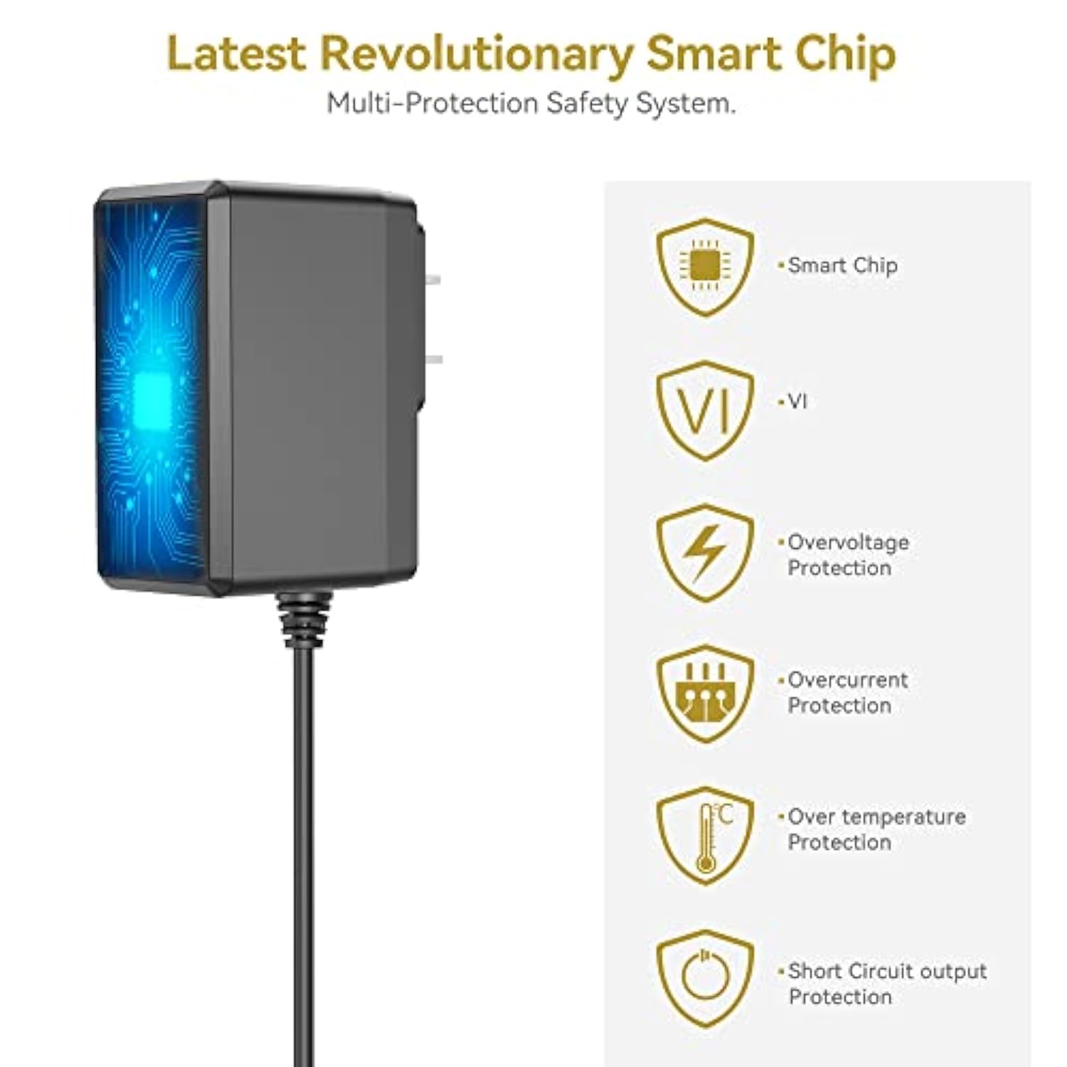 Ul Listed 6Ft Cable Replacement 12V Ac-Dc Adaptor Power Charger For Ryobi Lsdt120 Drill Driver 12V Ni-Cd Bpn1213