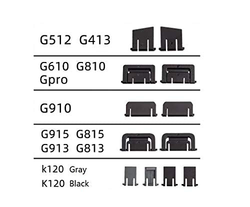 Keyboard Stand Feet Legs For Logitech K120 Usb Wired Keyboard (Black)