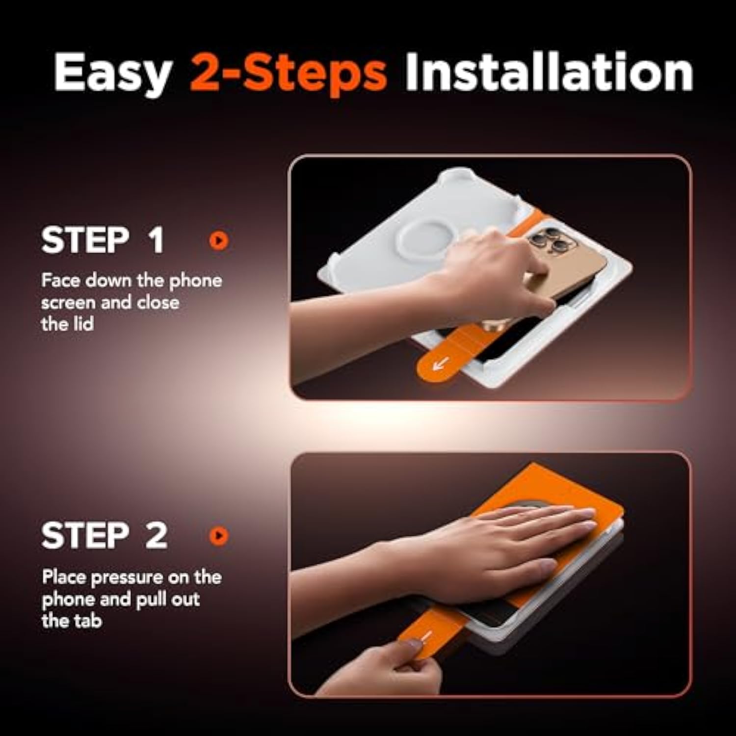 3-Pack Privacy Screen Protector For Iphone 16 Pro Max 6.9 Inch,Military-Grade Shatterproof Anti-Spy Hd Tempered Glass With Installation Tray,Dust And Bubble Free ,9H Hardness,Anti - Fingerprint