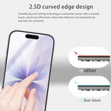 Anti Glare Matte Screen Protector For iPhone 17 Tempered Glass Anti Fingerprint Film 2-Pack with Easy Alignment Tool