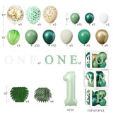 110pcs Wild One Balloon Garland Kit for Safari Jungle 1st Birthday Party