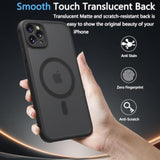 MagSafe Compatible iPhone 11 Pro Case Black Magnetic Phone Case