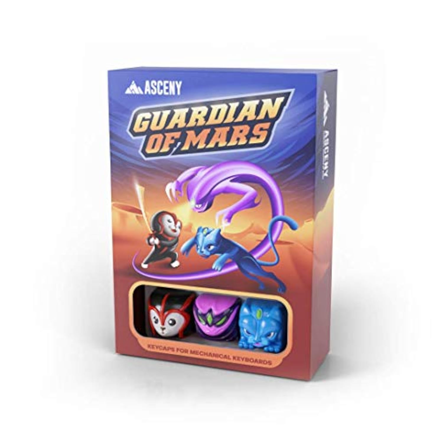 Herocaps - Guardian Of Mars | Artisan Keycaps For Mechanical Keyboards