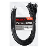 Long Zip Ties Heavy Duty 24 Inch, Large Zip Ties With 200 Lbs Tensile Strength, Big Cable Ties, Black, 50 Pack, By