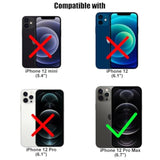 3 Pack Privacy Screen Protector For Iphone 12 Pro Max (6.7") Anti Spy Private Tempered Glass