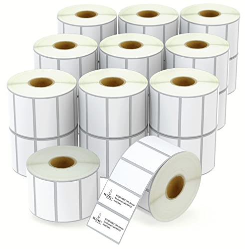2.25" X 1" (57 Mm X 25 Mm) File Folder & Multipurpose Labels Compatible With Zebre/Rollo Label Printer,Premium Adhesive & Perforated [20 Rolls, 30000 Labels]