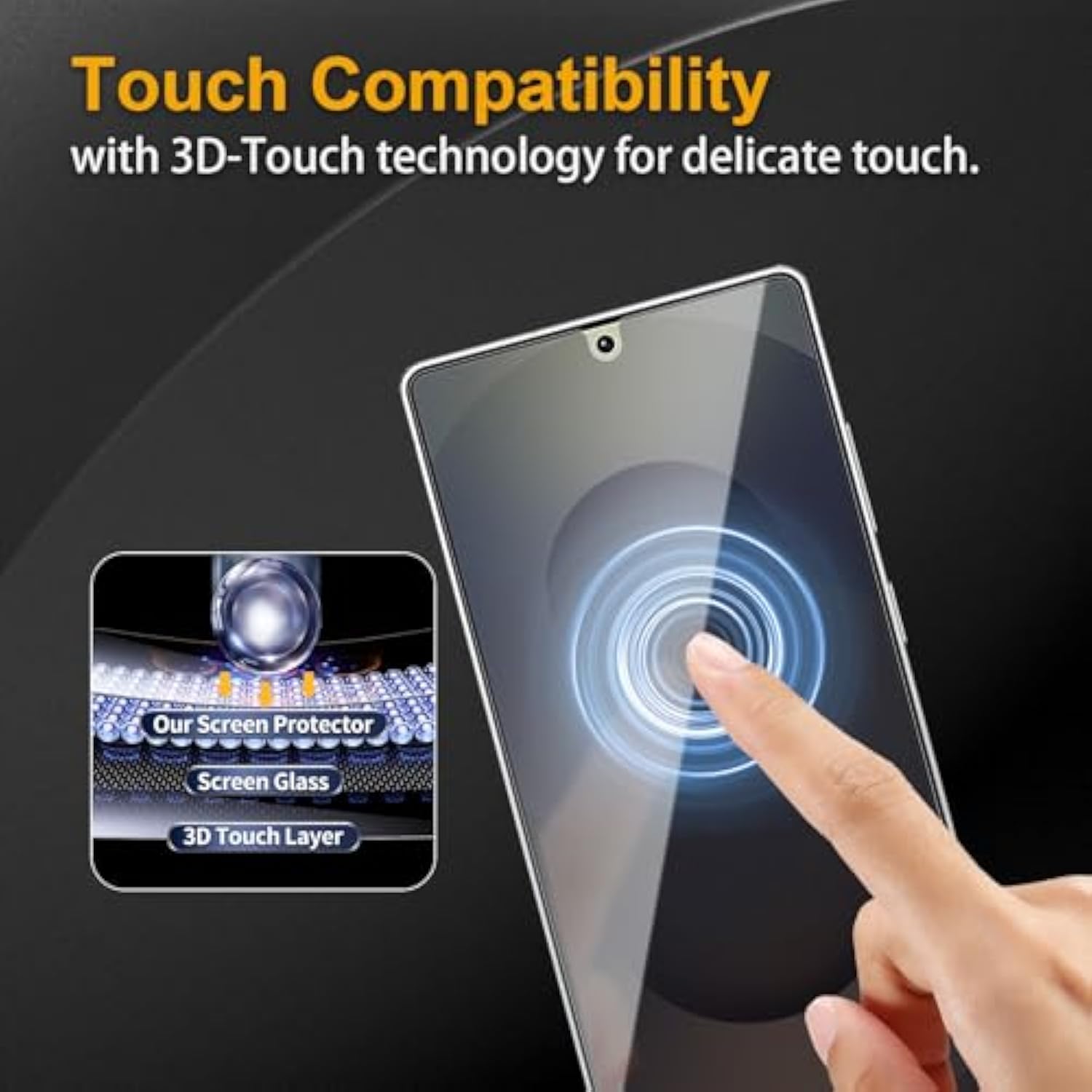 3 Pack Privacy Screen Protector For Samsung Galaxy S25 Ultra, Anti Spy Tempered Glass 9H Hardness, Black Protector Anti Spy, Bubble Free, Anti-Scratch