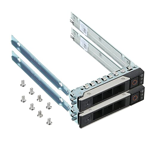 Lot Of 2, 2.5" Sas Sata Hard Drive Tray Caddy For Dell Gen 14 Poweredge Server R640 R740 R740Xd R940 Sff Dxd9H