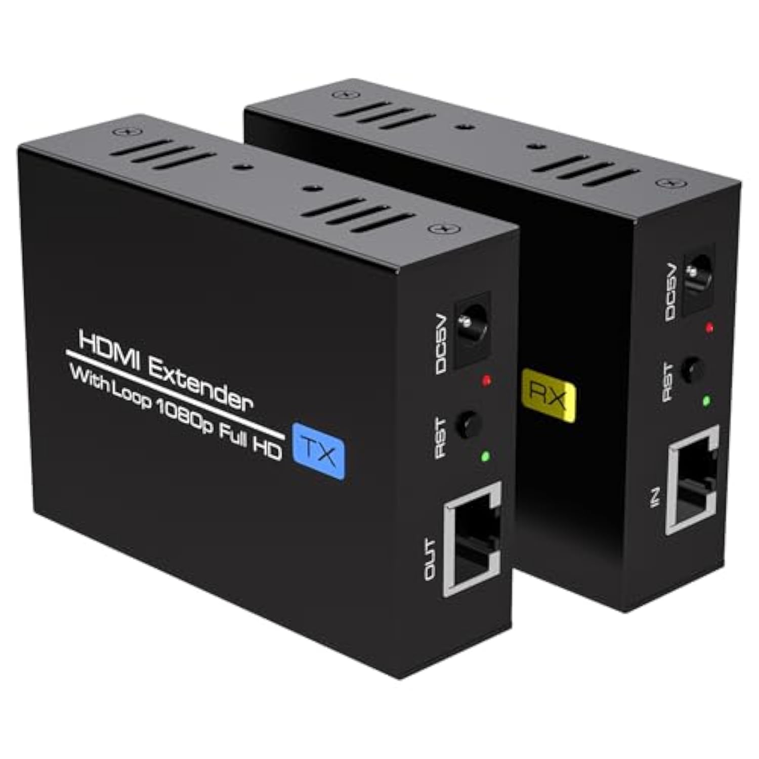 400Ft Hdmi Extender Over Ethernet Hdmi Monitor Over Cat5/6 Adapter Balun 120M