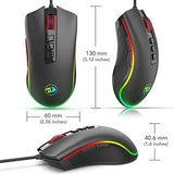 M711 Cobra Rgb Optical Gaming Mouse Black