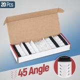 45° Angled Cat6 Keystone Jack In Pink - Slim Profile Rj45 Ethernet Connector -