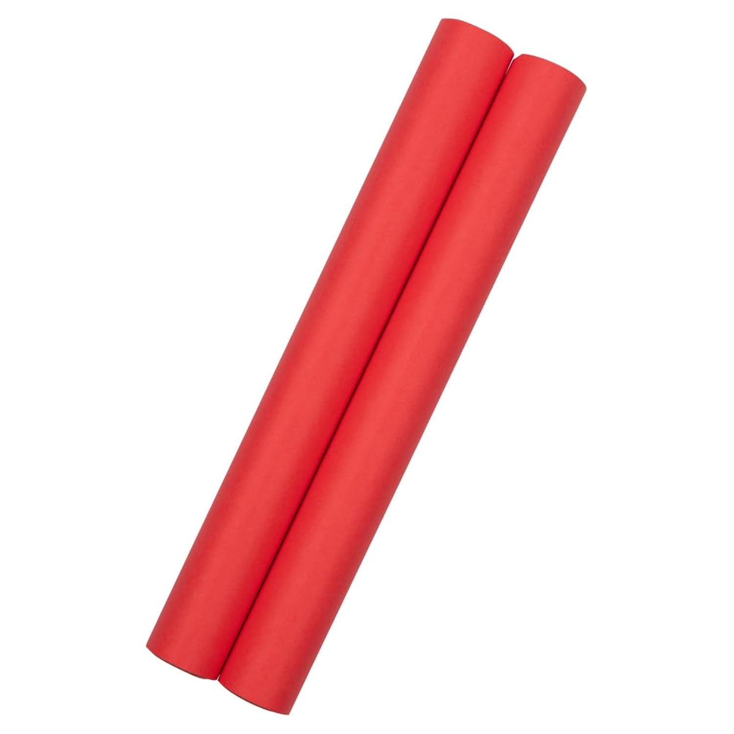 Gift Wrap - Matte Wrapping Paper - 52.6 Sq Ft Total (17 In X 18 Ft) - Matte Red - 2 Rolls/Pack
