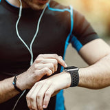 Soft Silicone Breathable Sport Bands for Apple Watch 42-49mm Black