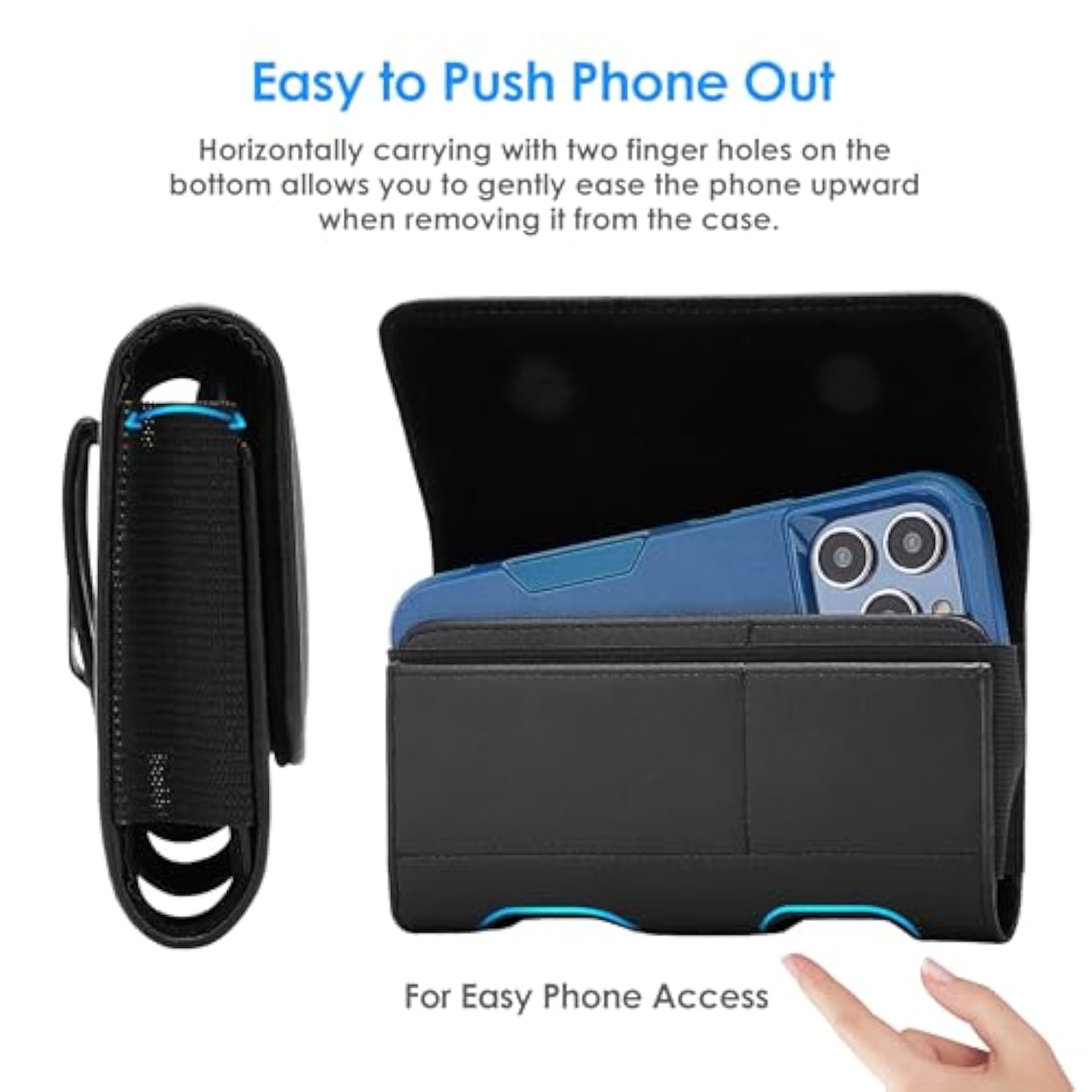Phone Holster For Samsung Galaxy S25 Ultra,S24 Ultra, S23 Ultra, S22 Ultra, Note 20 Ultra 5G,Note 10 Plus, A04 A03 A24 4G A54 A51 A71 A23,Cell Phone Belt Clip Holster Holder Carrying Pouch