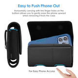 Phone Holster For Samsung Galaxy S25 Ultra,S24 Ultra, S23 Ultra, S22 Ultra, Note 20 Ultra 5G,Note 10 Plus, A04 A03 A24 4G A54 A51 A71 A23,Cell Phone Belt Clip Holster Holder Carrying Pouch