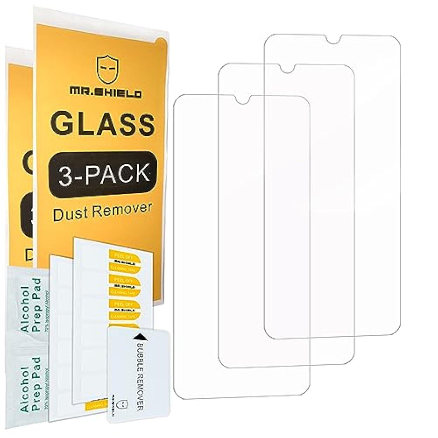 [3-Pack] Screen Protector For Honor X6A [Tempered Glass] [Japan Glass With 9H Hardness] Screen Protector