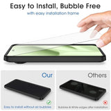 Pixel 9 Pro XL 6.8" Screen Protector, Tempered Glass, Easy Install, 3 Pack