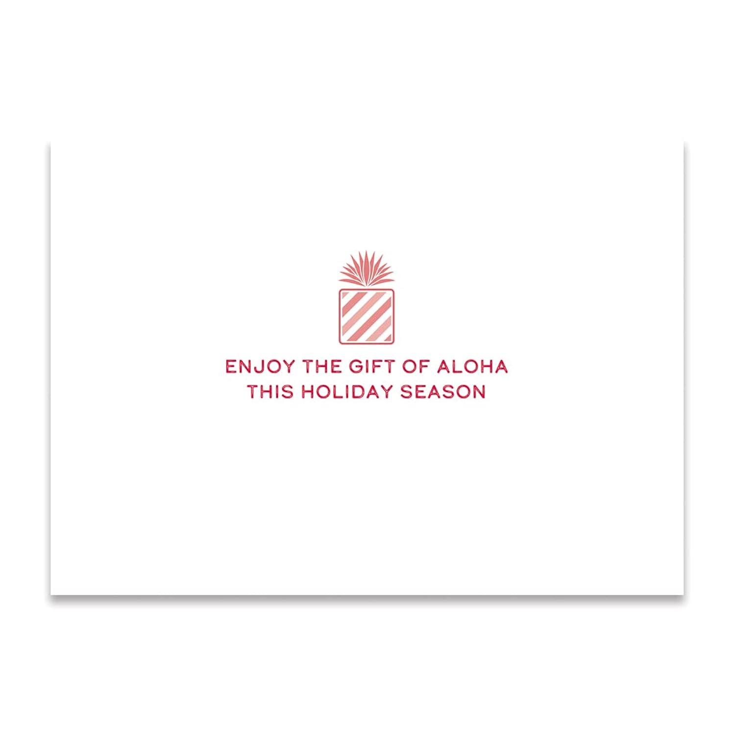 Island Heritage Boxed Hawaiian Christmas Cards - Mele Presents - 12 cards & 13 envelopes