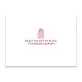 Island Heritage Boxed Hawaiian Christmas Cards - Mele Presents - 12 cards & 13 envelopes