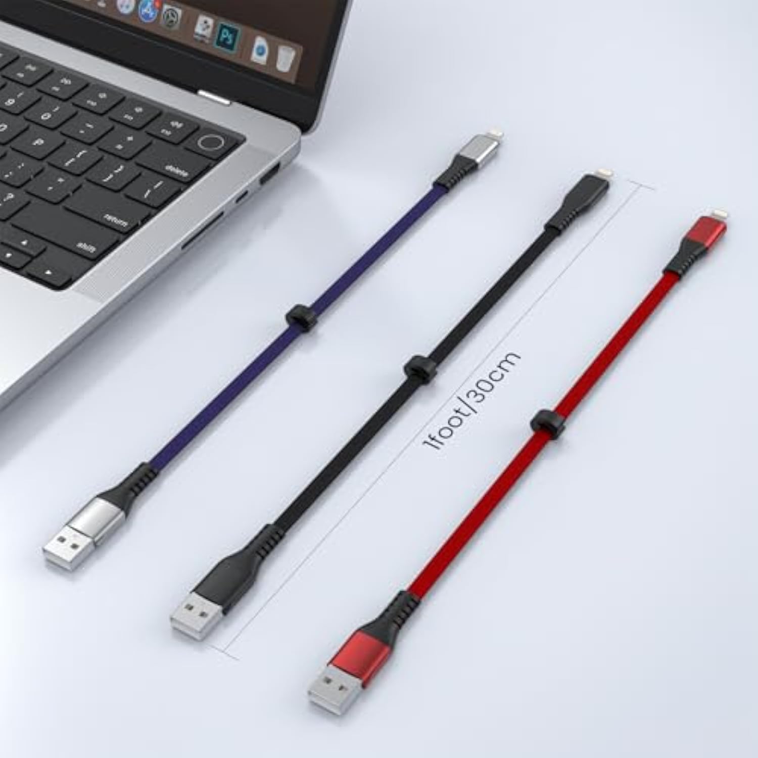 Short Iphone Charger Cord 1Ft, 3Pack – Usb A To Lightning Iphone Cord For Car, Supports Apple Carplay & Data Transfer, Compatible With I Phone 14/13/12/11 Pro Max Xr Xs X 8 7 6 Plus