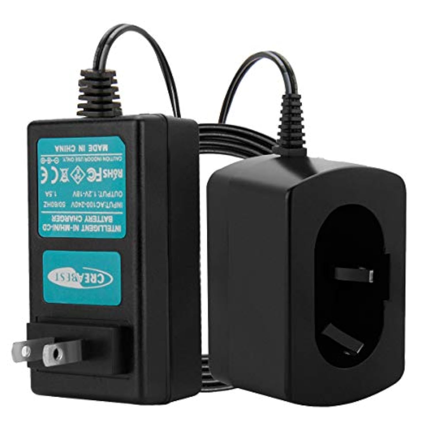 Battery Charger for 7.2V-18V Ni-MH/Ni-Cd Pod Style Batteries