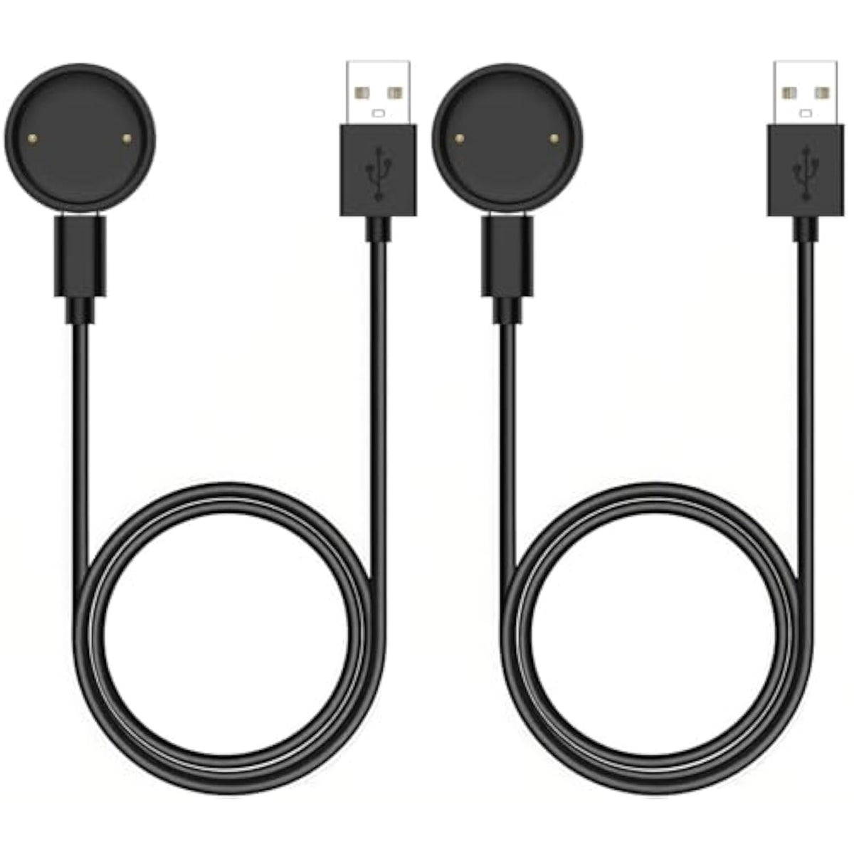 Charger For Amazfit Active 2/Bip 6, Replacement Usb Charging Cable Cord Dock For Amazfit Bip 6/Active 2 Smart Watch (3.3Ft/1M) (2)