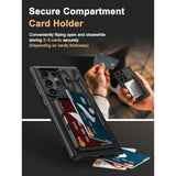 Samsung Galaxy S24 Ultra Premium Leather Wallet Case with Card Holder, Black