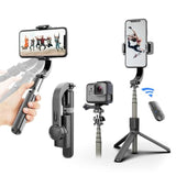 Gimbal Stabilizer For Smartphone ?With Retractable Selfie Stick And Tripod?1-Axis Multifunction Remote 360°Automatic Rotation? Auto Balance For Iphone/Android