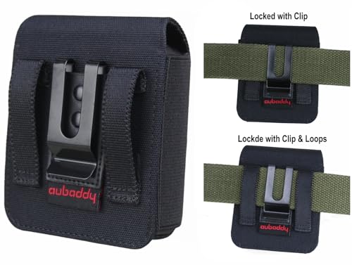 Flip Phone Holster for Samsung Galaxy Z Flip 7/6/5/4/3, Nylon Belt Clip Pouch for Motorola Razr 2025/2024/2023 Moto Razr+ Plus Ultra Case Card Holder
