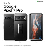 Full Body Case For Google Pixel 7 Pro, [Built In Screen Protector And Kickstand] Heavy Duty Military Grade Protection Shockproof Protective Cover For Google Pixel 7 Pro Black