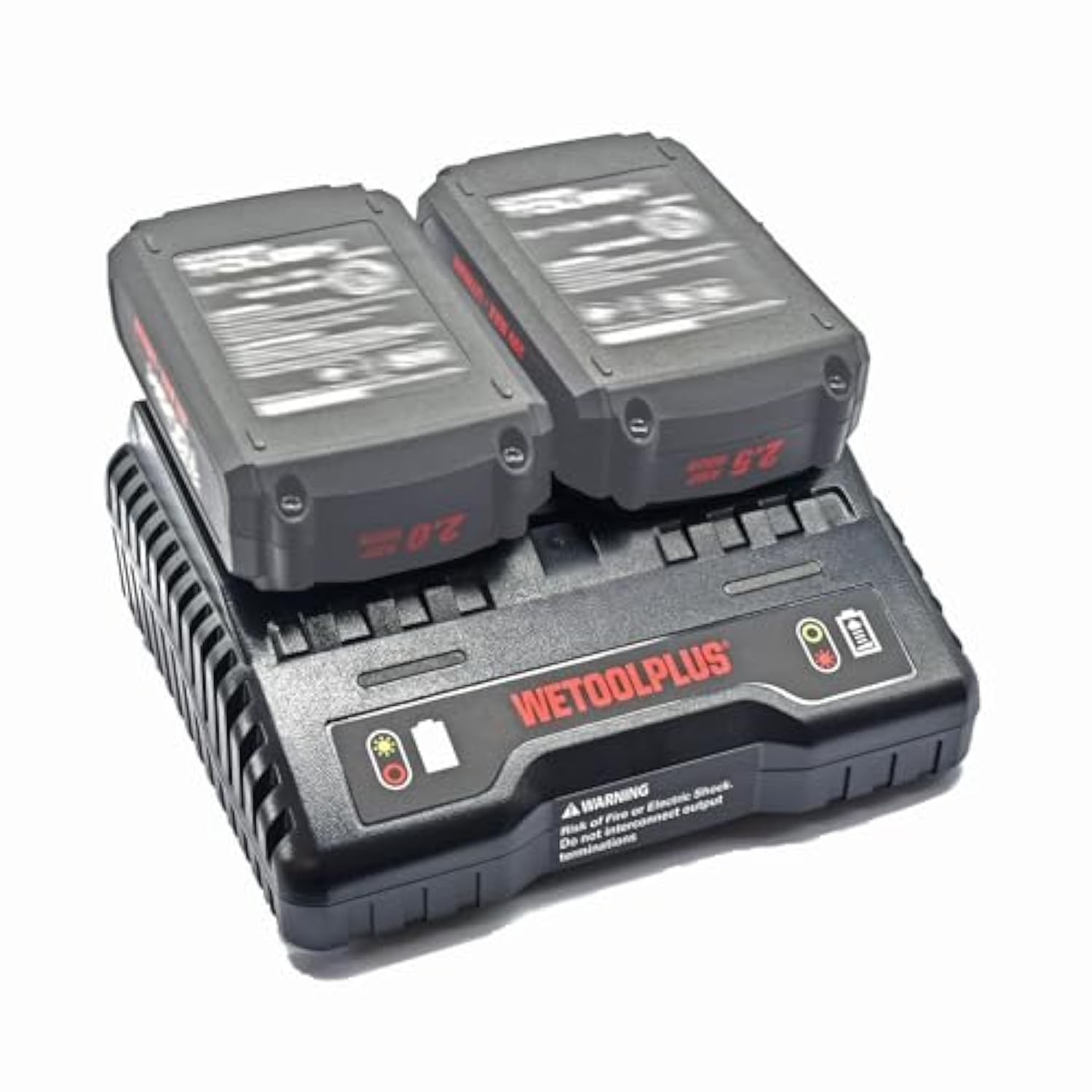 20V Max Lithium-Ion Dual-Port Fast Charger With Quick Battery Charging Compatible With Hyper Tough Ht21-401-003-13