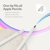 Pencil Tips (4X) For Apple Pencil 1St & 2Nd Gen, Usb-C & Pro – 10X More Durable, Subtle Boost In Control On Paper-Feel Screen Protectors
