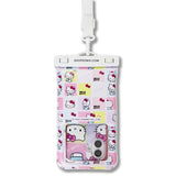 Sonix x Sanrio Waterproof Phone Pouch - Floating Phone Case Dry Bag w/Crossbody Lanyard - Beach Cruise Travel Essentials - Compatible w/All Devices,